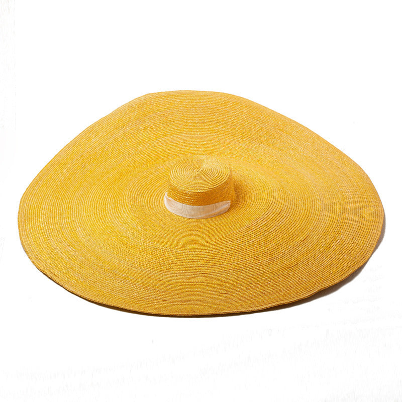 Women's Fashion Temperament Large Brim With Straw Hat
