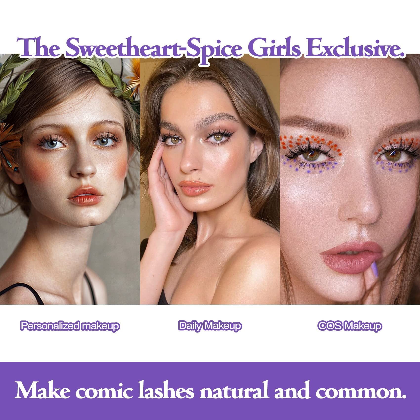 5 Pairs Eye Lashes - Divine Janisal Design