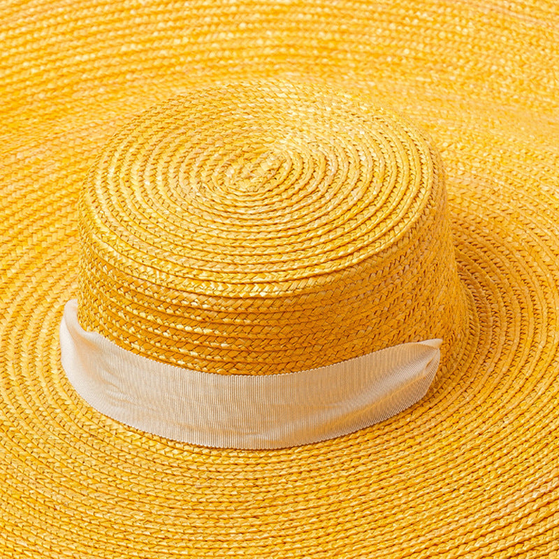 Women's Fashion Temperament Large Brim With Straw Hat