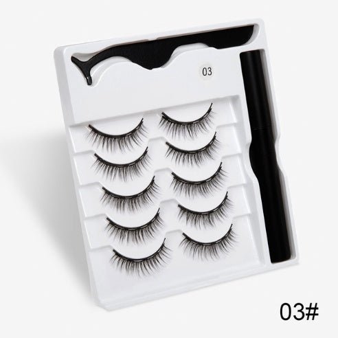 A Pair Of False Eyelashes With Magnets - Divine Janisal Design