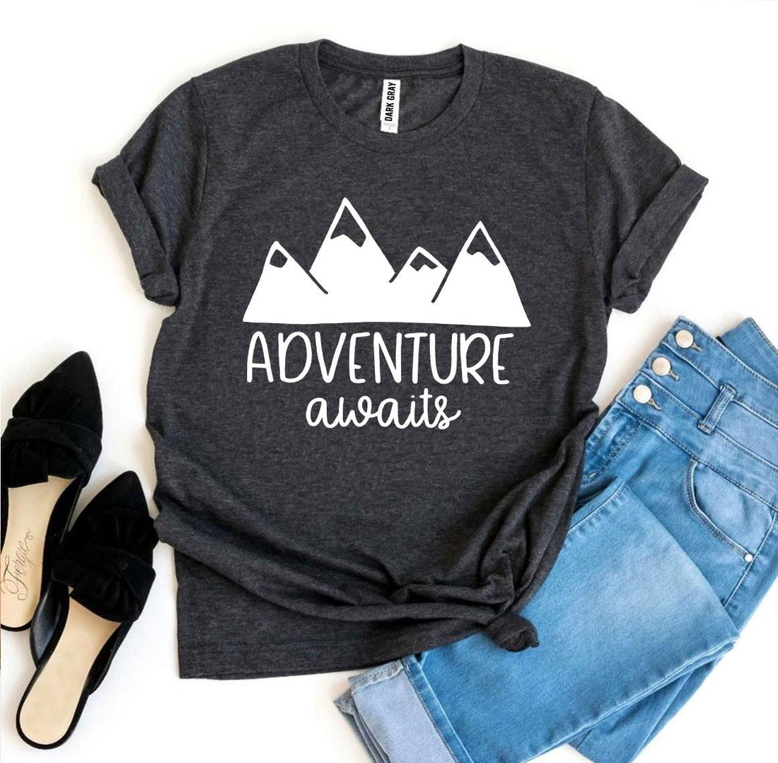Adventure Awaits T-Shirt - Divine Janisal Design