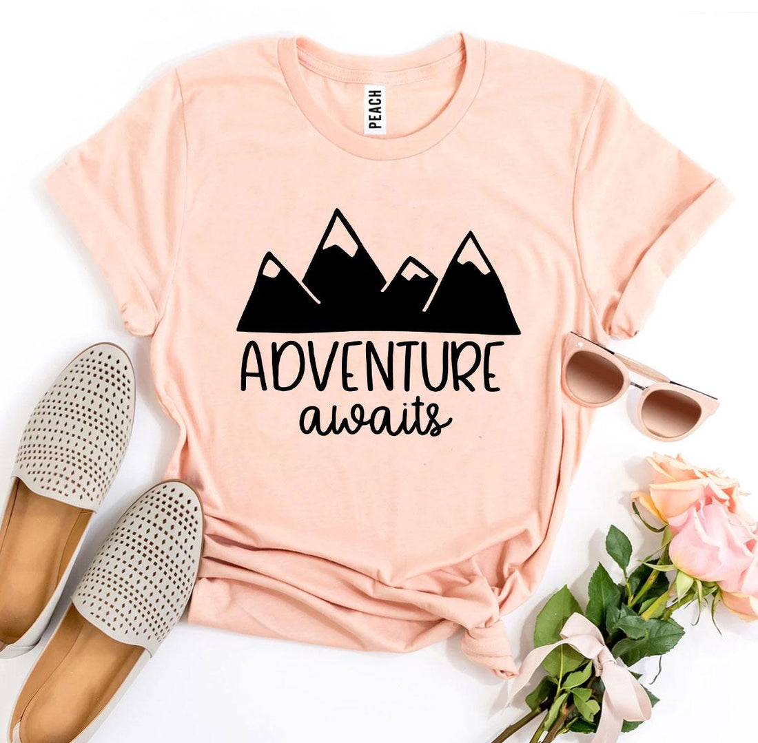 Adventure Awaits T-Shirt - Divine Janisal Design