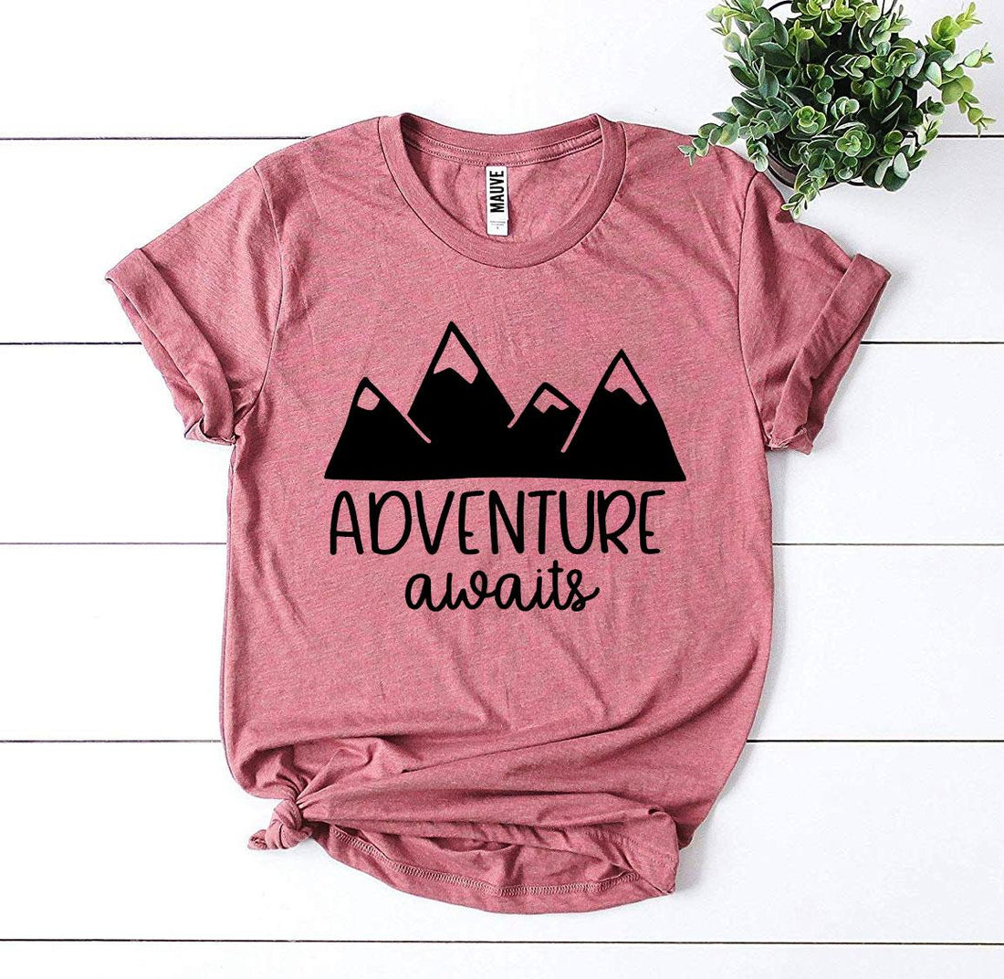 Adventure Awaits T-Shirt - Divine Janisal Design
