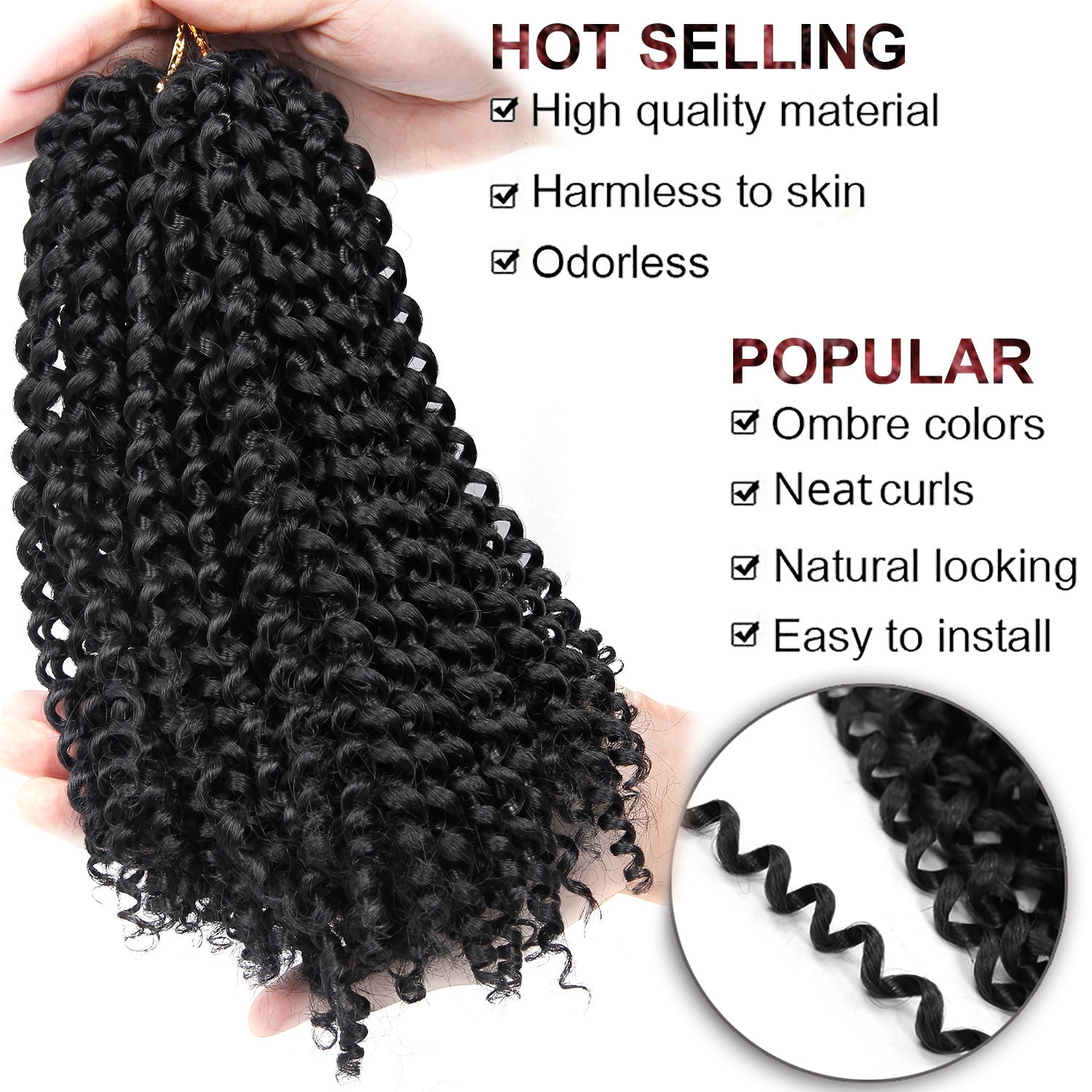 African Crochet Hair Extension - Divine Janisal Design