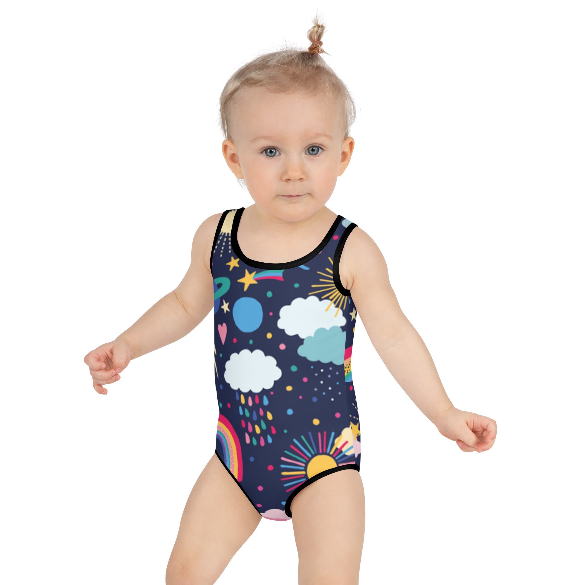 All - Over Print Kids Swimsuit - Divine Janisal Design