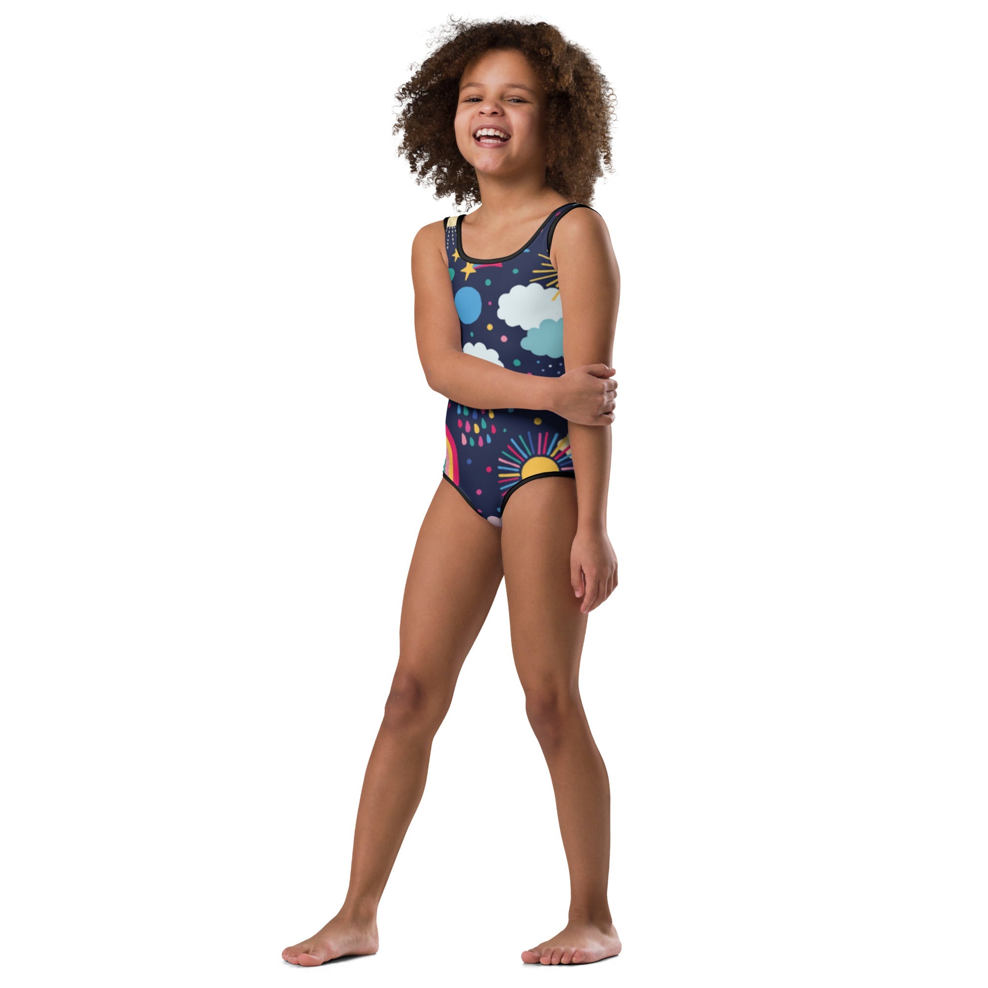 All - Over Print Kids Swimsuit - Divine Janisal Design