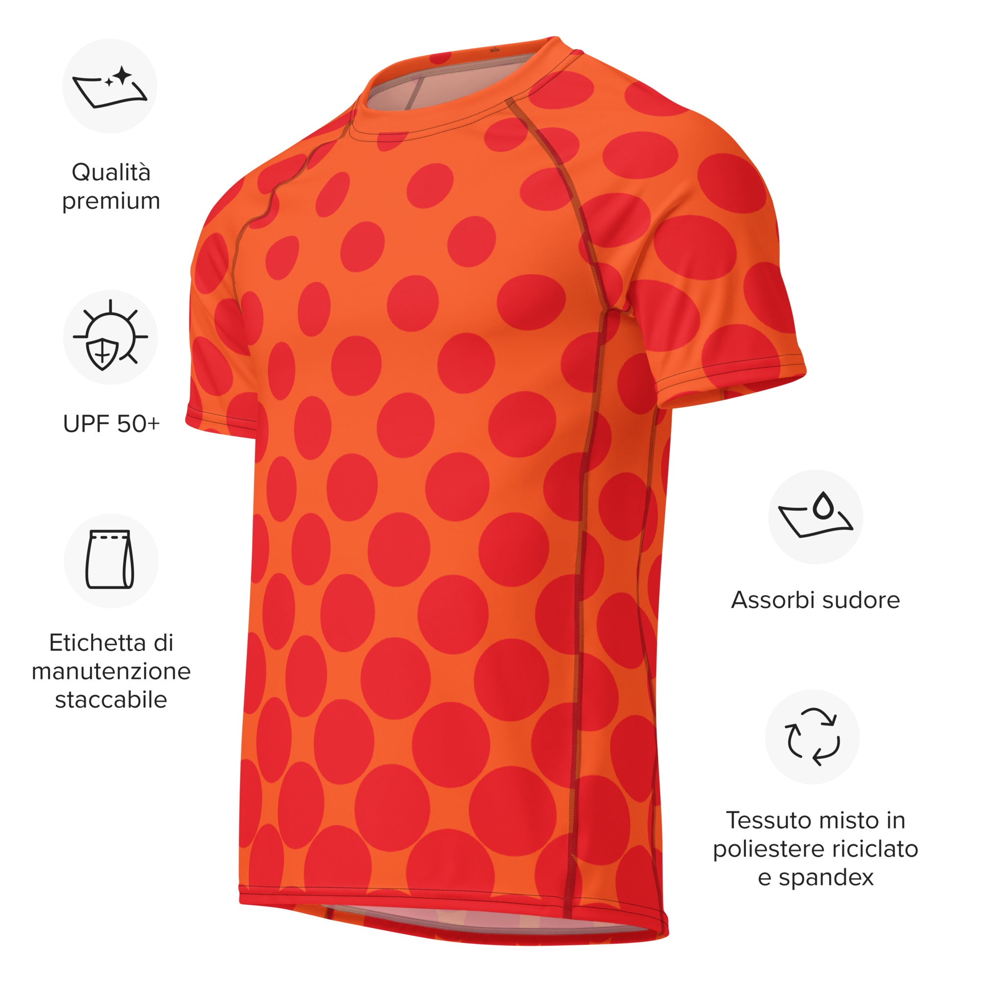 All - over print men’s rash guard - Divine Janisal Design