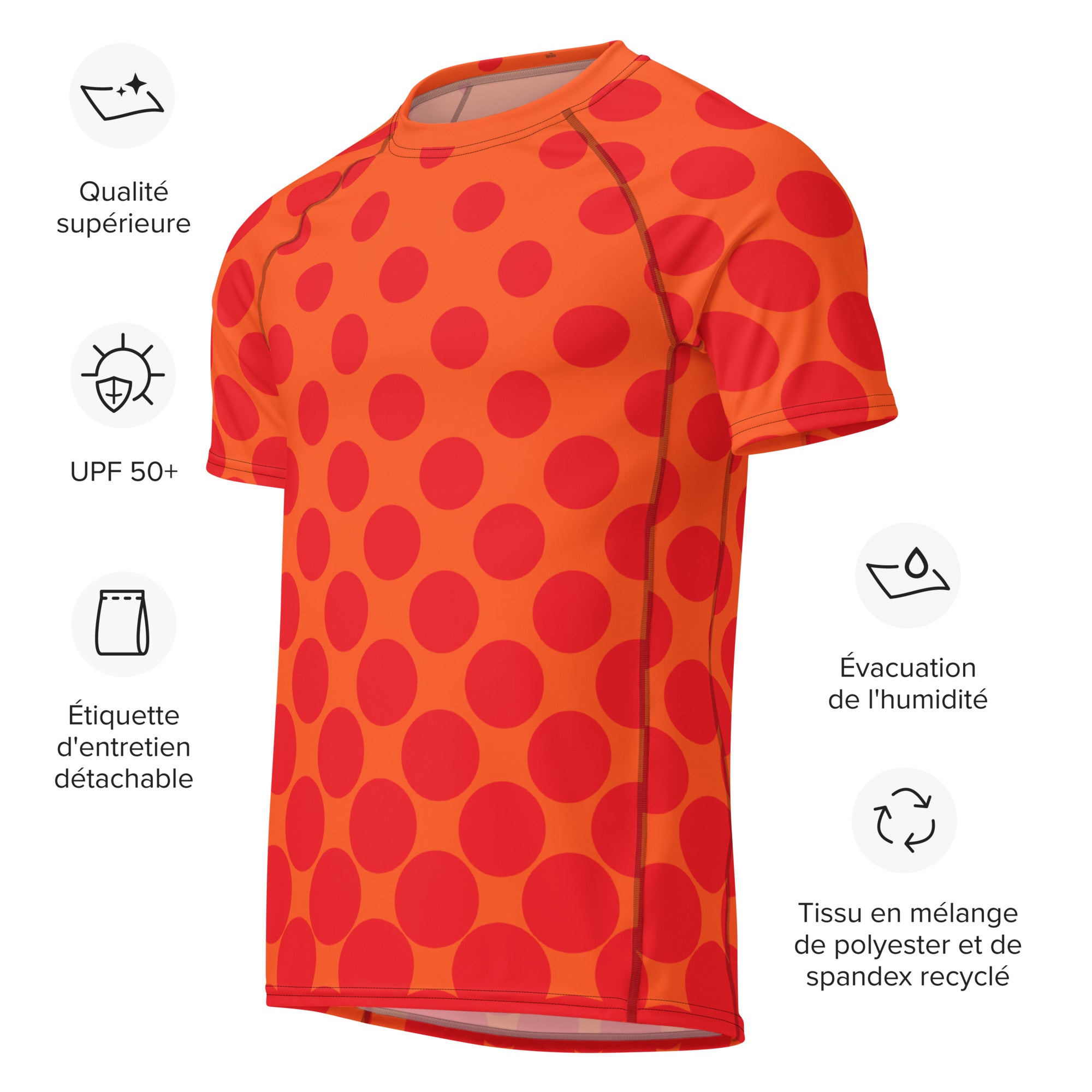 All - over print men’s rash guard - Divine Janisal Design