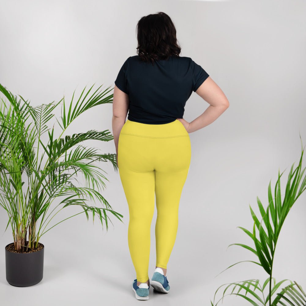 All - Over Print Plus Size Leggings - Divine Janisal Design