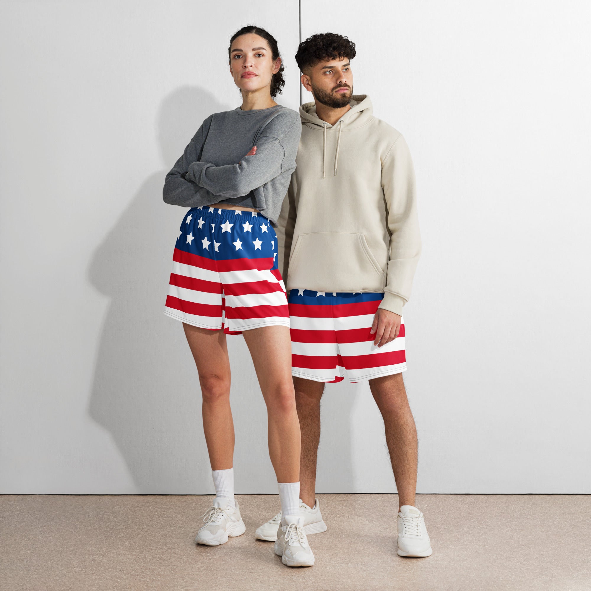 All - Over Print Unisex Athletic Long Shorts - Divine Janisal Design