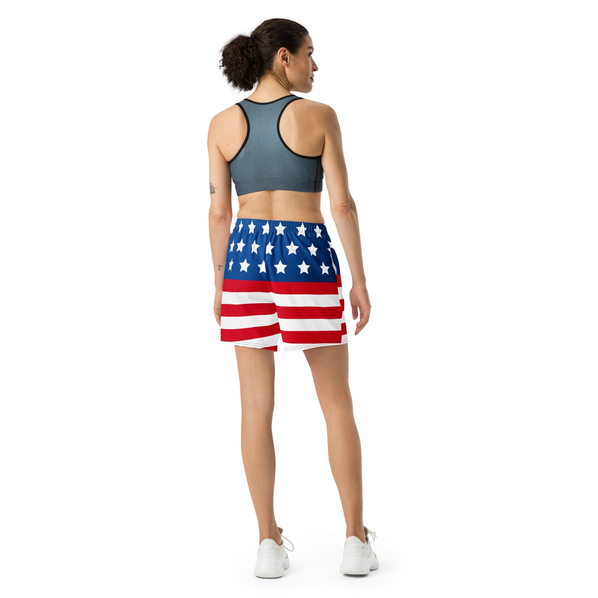 All - Over Print Unisex Athletic Long Shorts - Divine Janisal Design