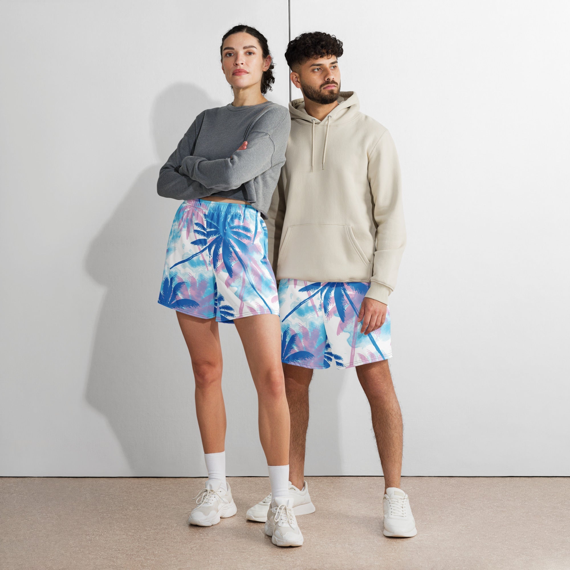 All - Over Print Unisex Athletic Long Shorts - Divine Janisal Design