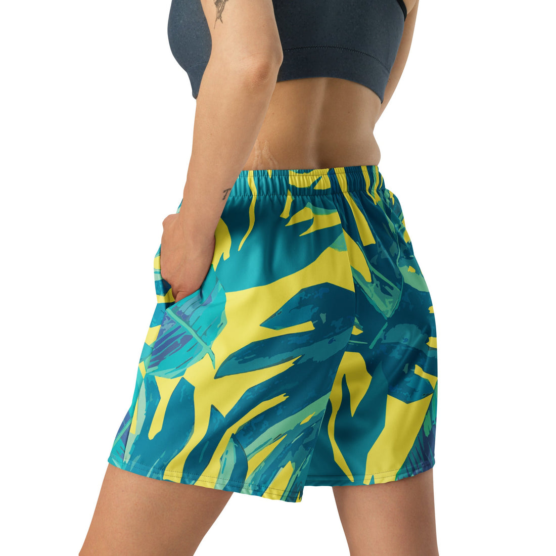 All - Over Print Unisex Athletic Long Shorts - Divine Janisal Design