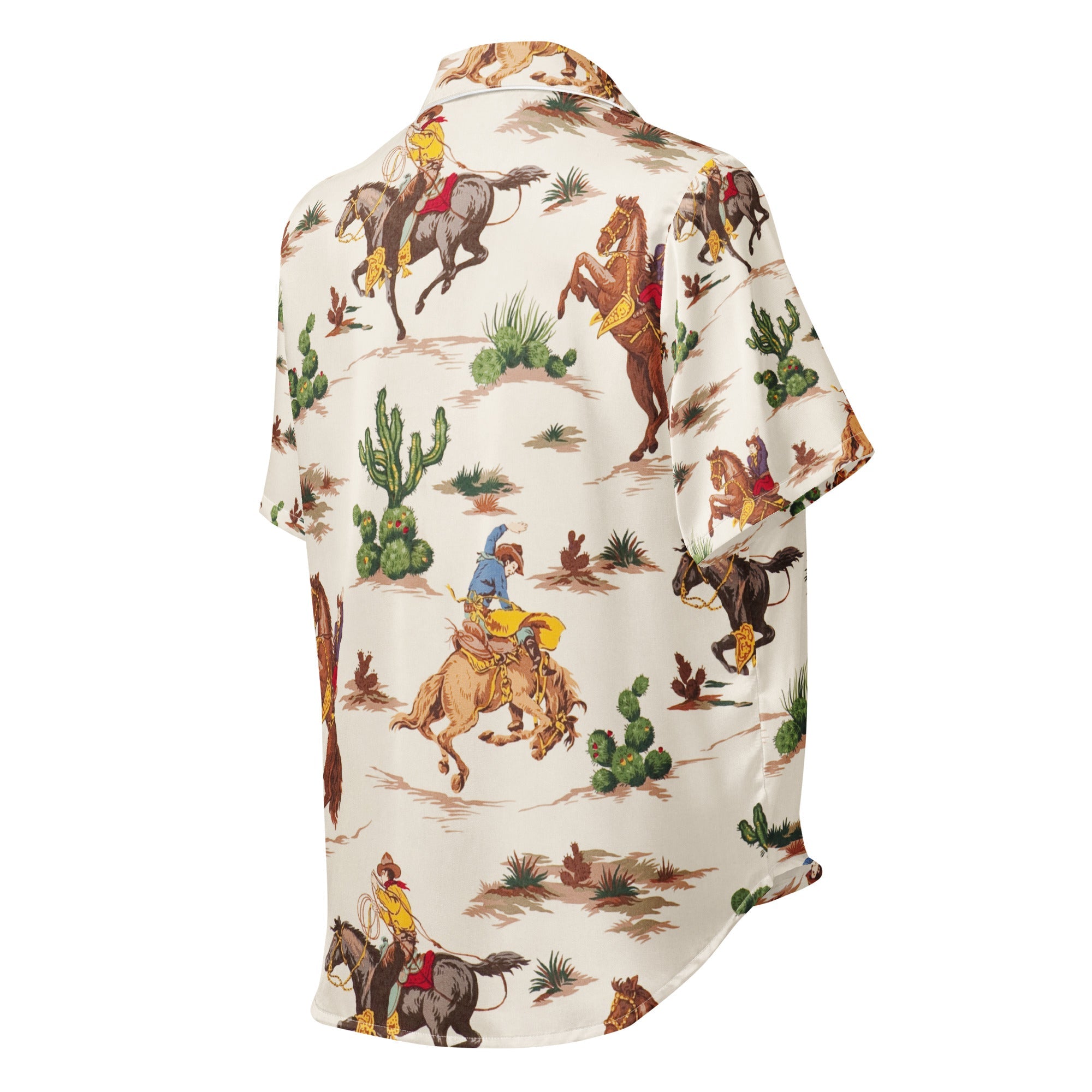 All - over print women’s short sleeve pajama top - Divine Janisal Design