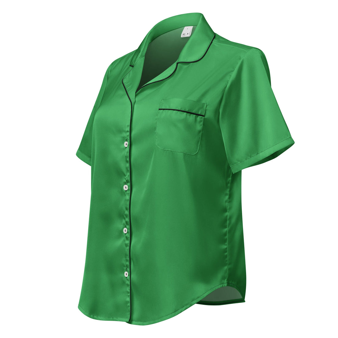 All - over print women’s short sleeve pajama top - Divine Janisal Design