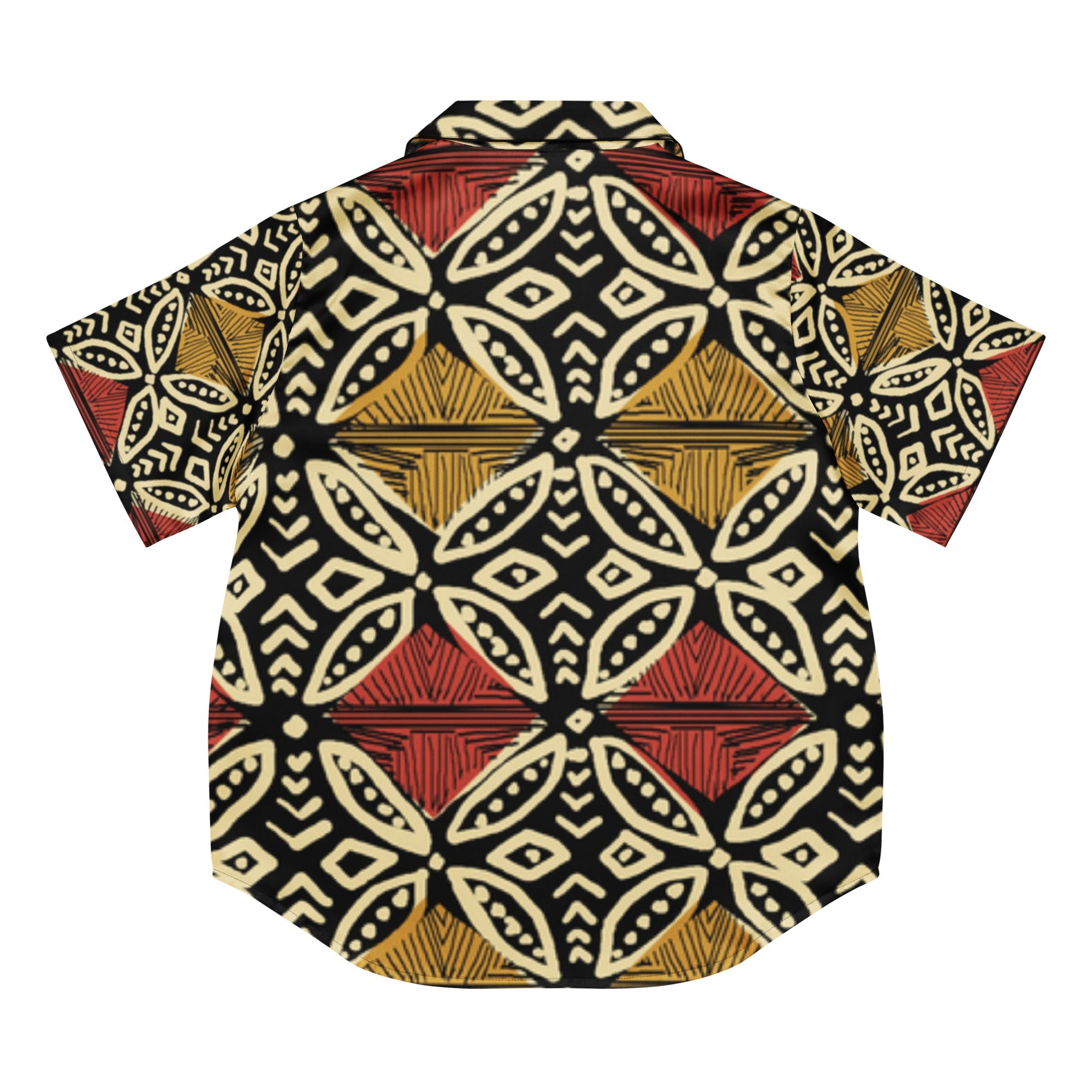 All - over print women’s short sleeve pajama top - Divine Janisal Design