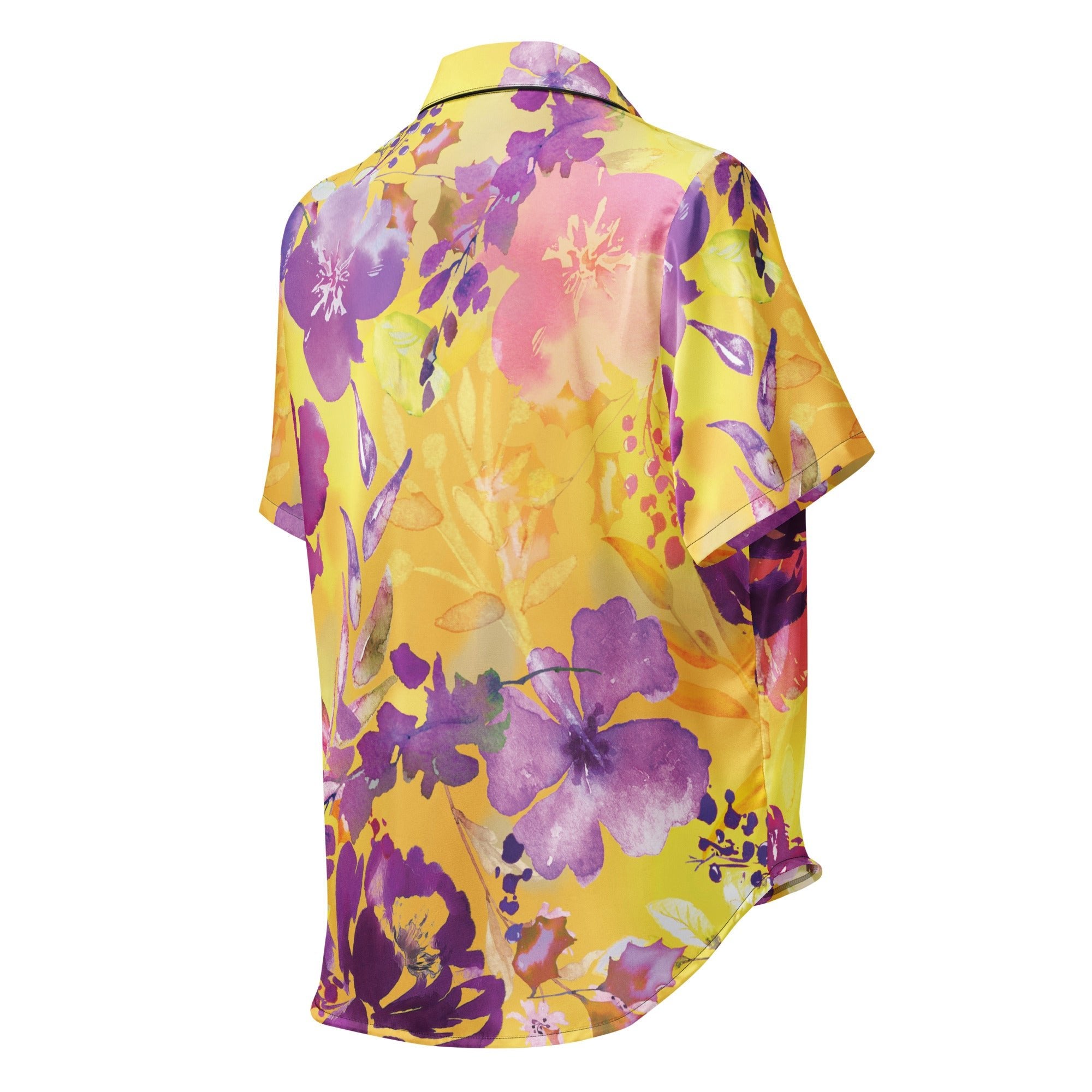All - over print women’s short sleeve pajama top - Divine Janisal Design