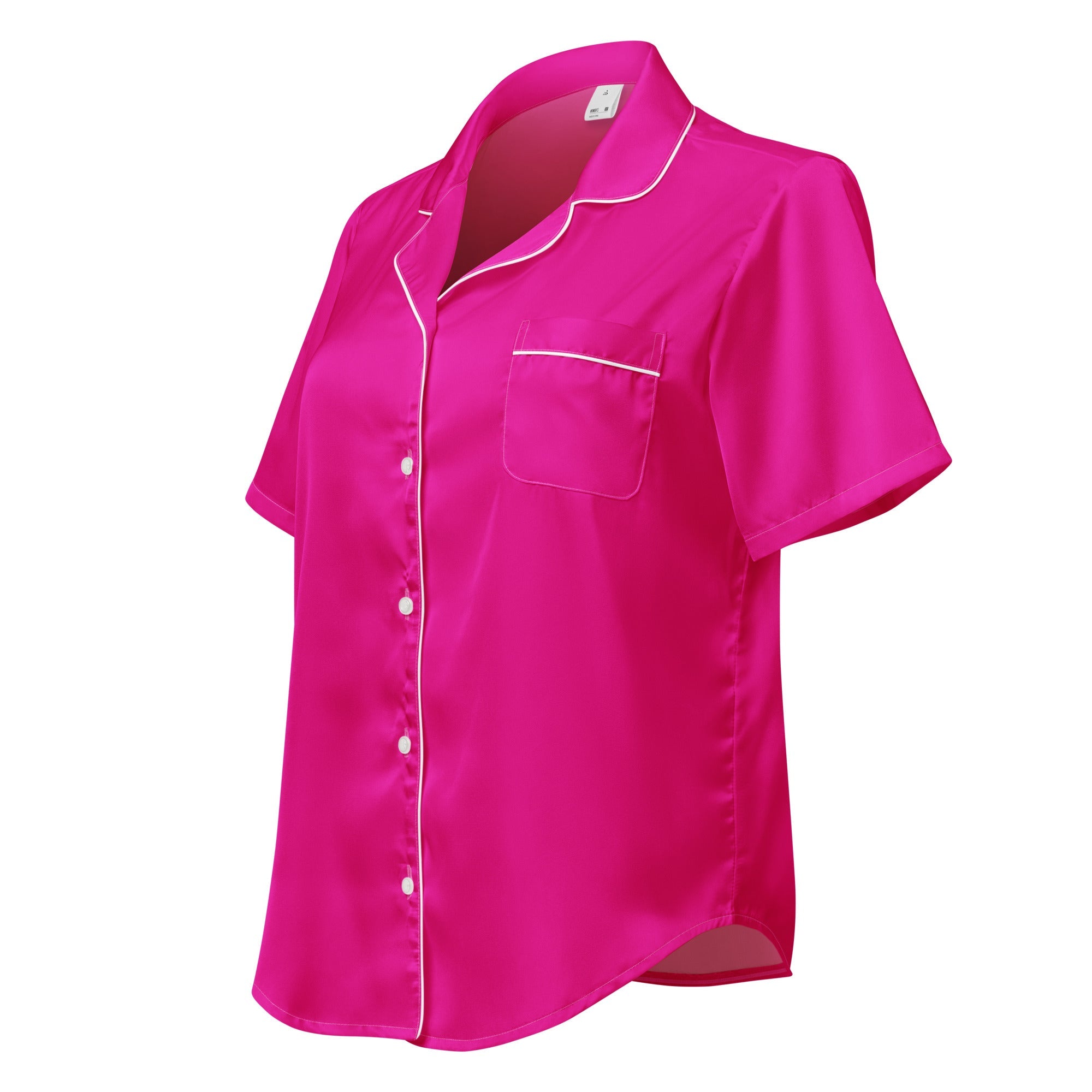 All - over print women’s short sleeve pajama top - Divine Janisal Design