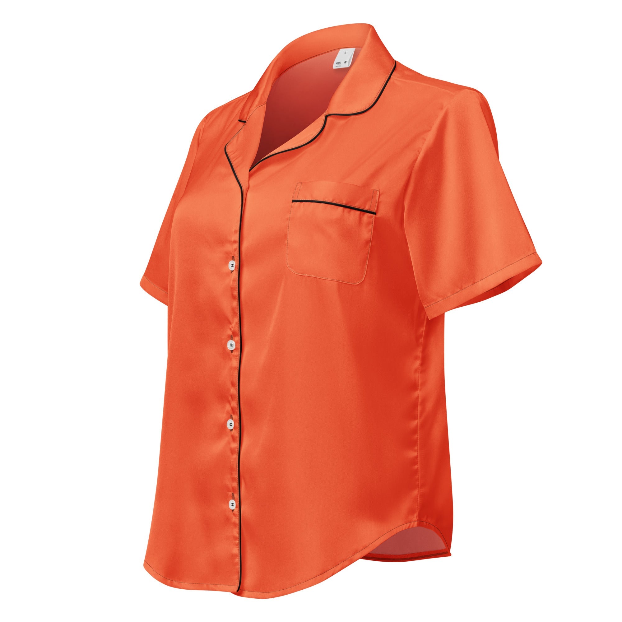 All - over print women’s short sleeve pajama top - Divine Janisal Design