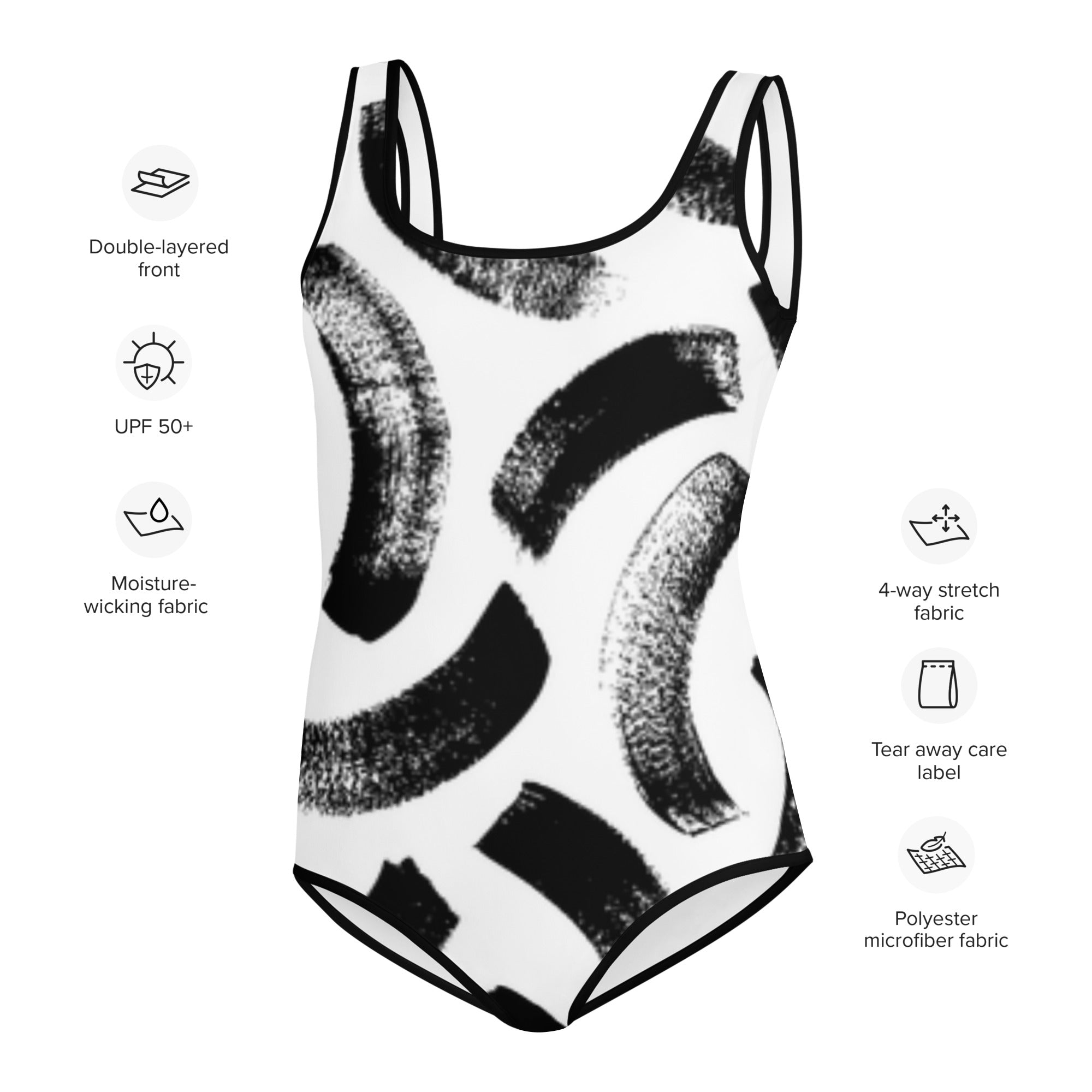 All - Over Print Youth Swimsuit - Divine Janisal Design