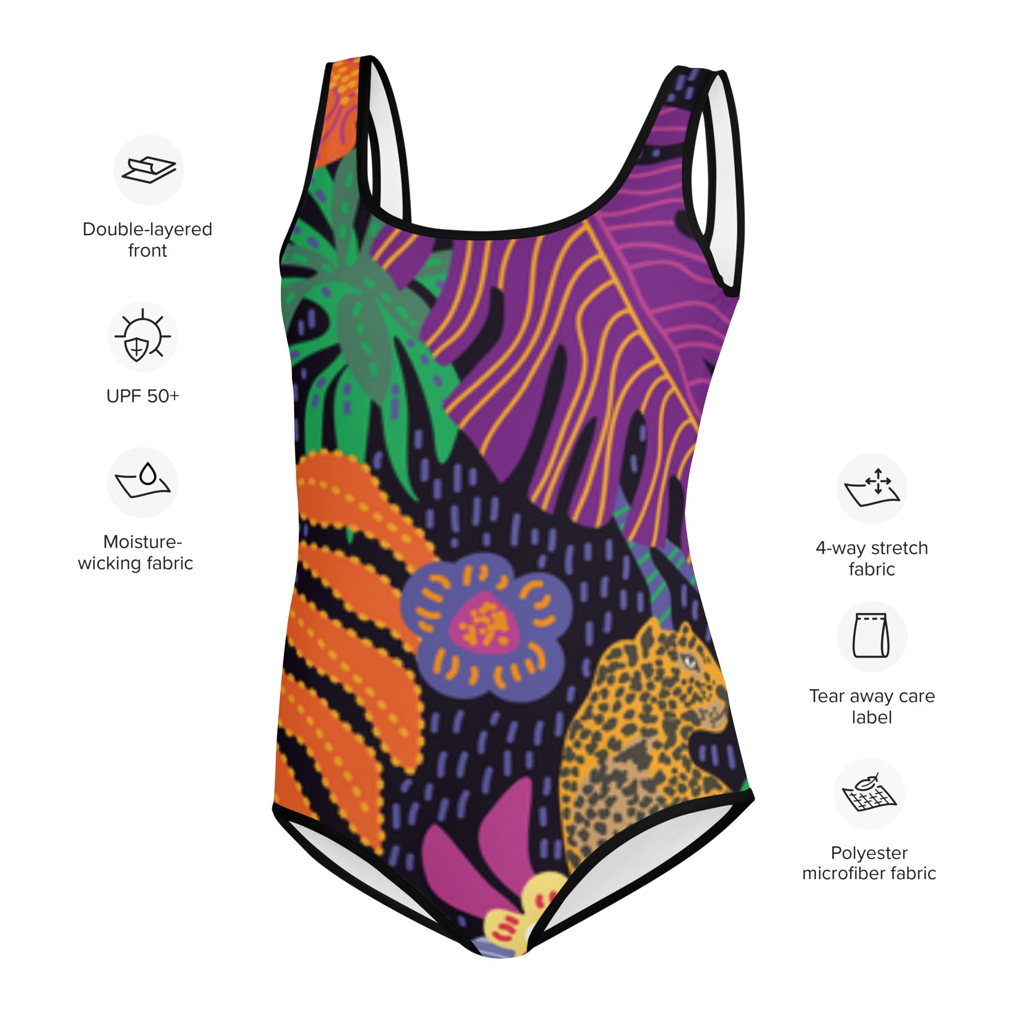 All - Over Print Youth Swimsuit - Divine Janisal Design