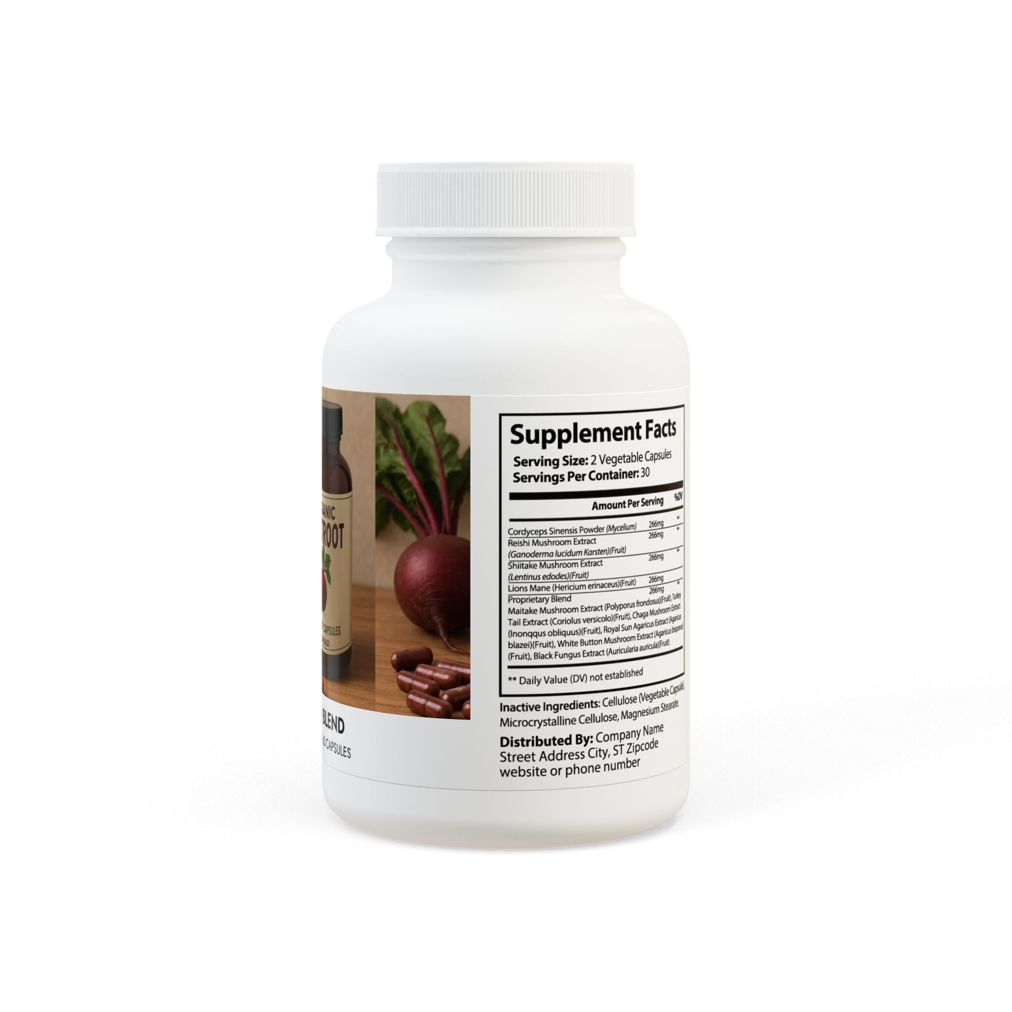 Beetroot Supplement (60 Capsules) - Divine Janisal Design