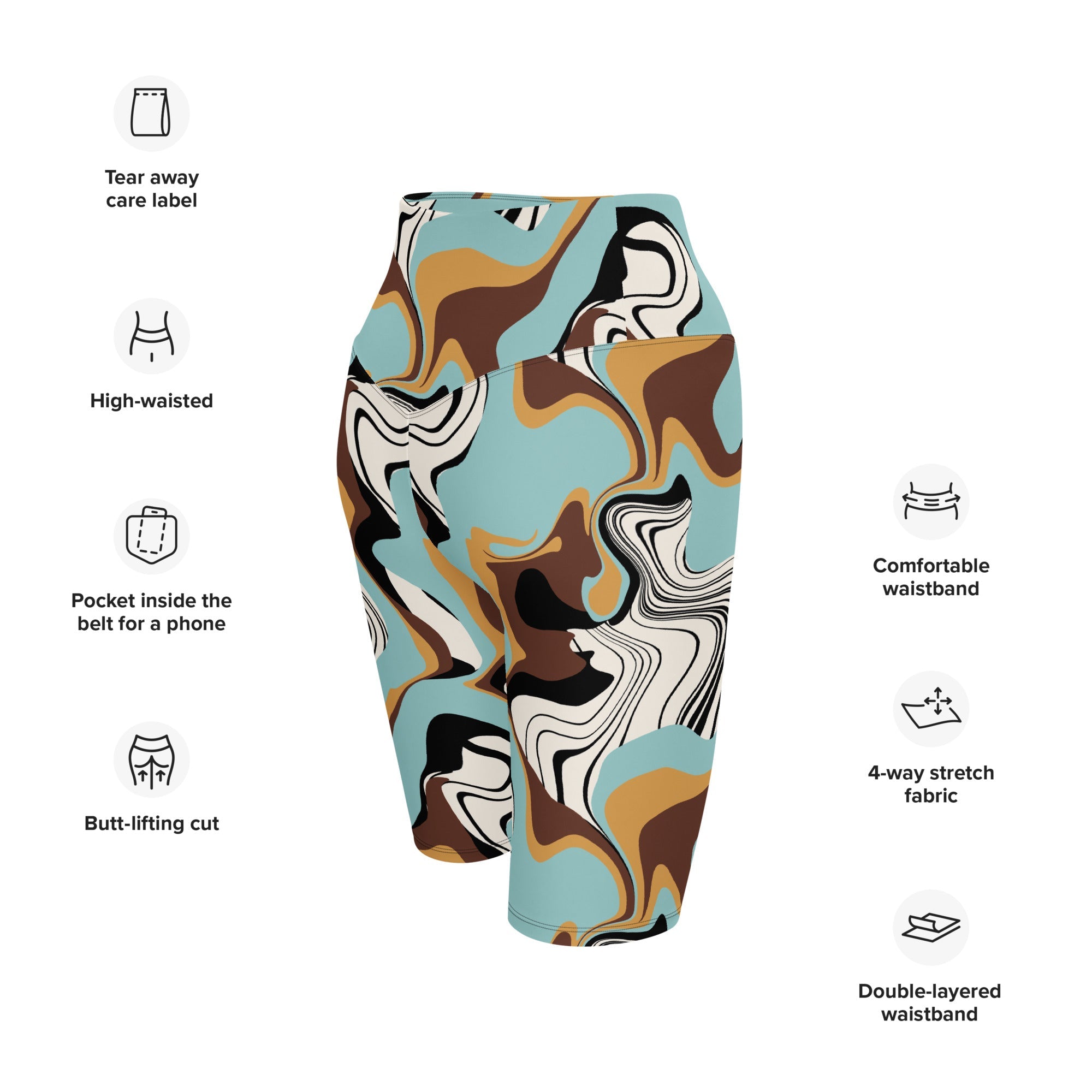 Biker Shorts - Divine Janisal Design