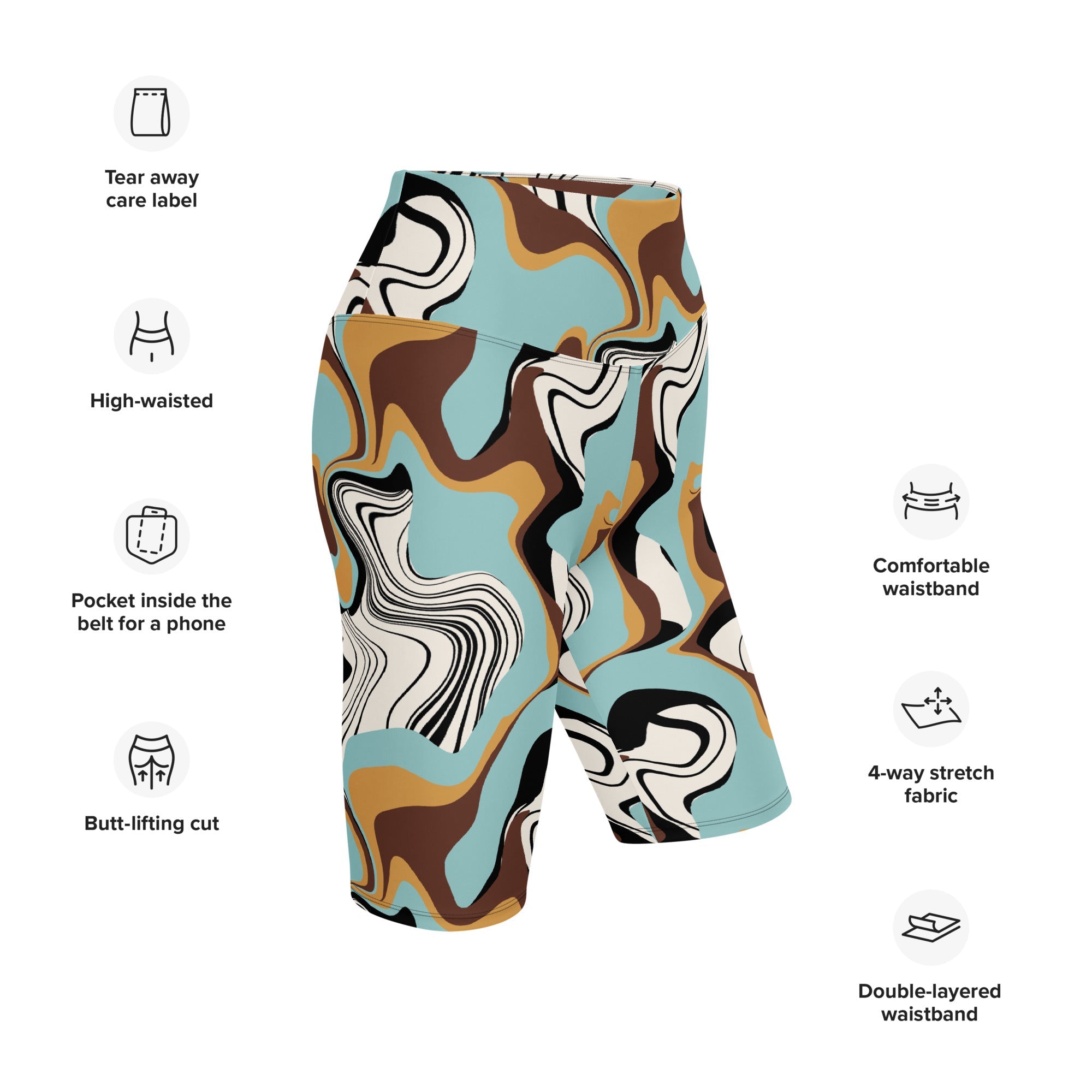 Biker Shorts - Divine Janisal Design