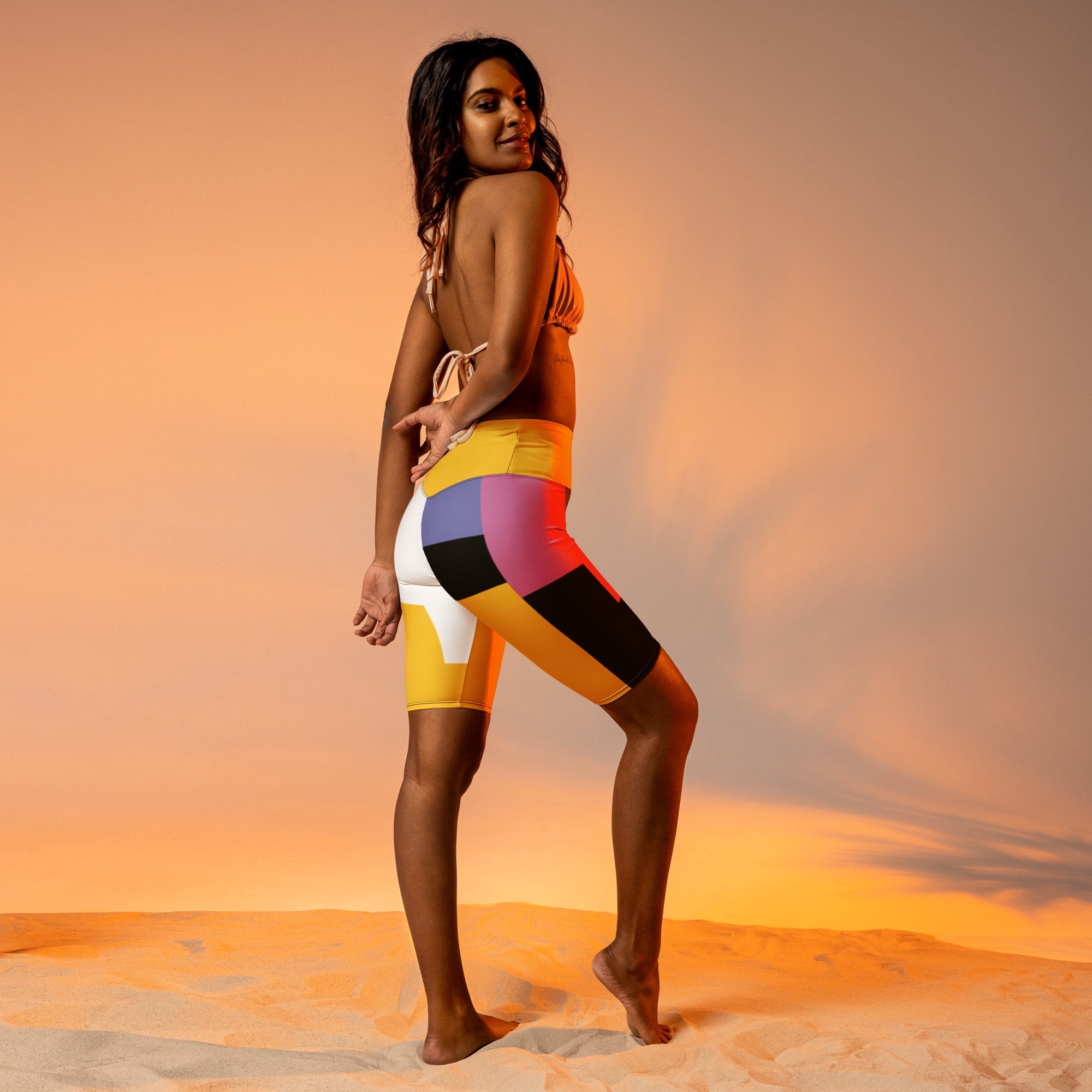 Biker Shorts - Divine Janisal Design