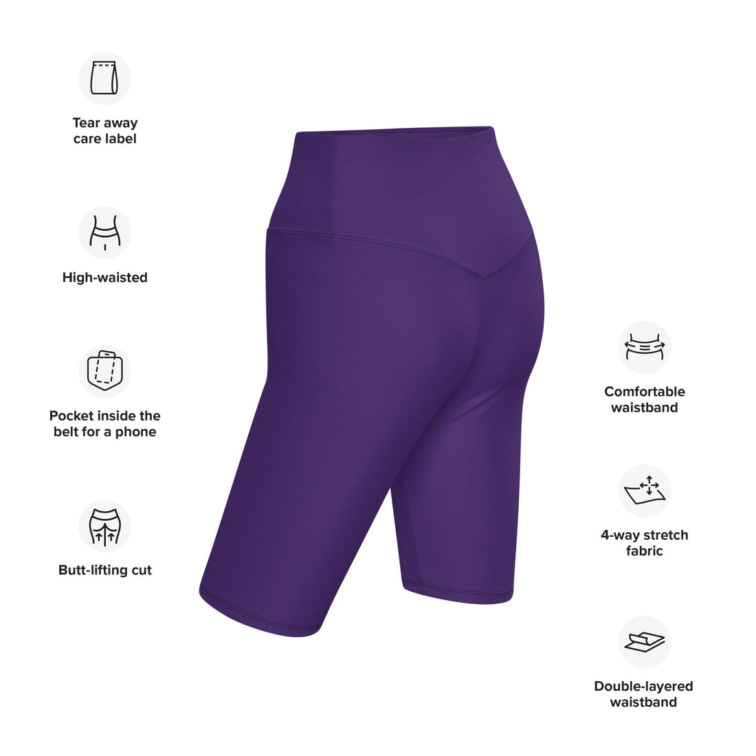 Biker Shorts - Divine Janisal Design