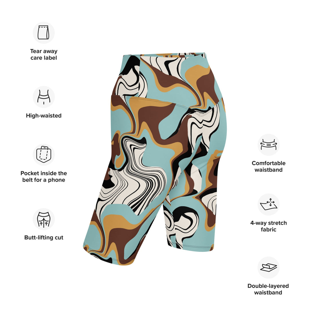 Biker Shorts - Divine Janisal Design