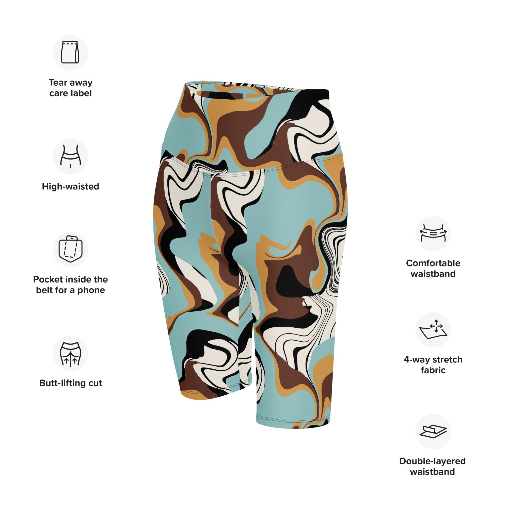 Biker Shorts - Divine Janisal Design