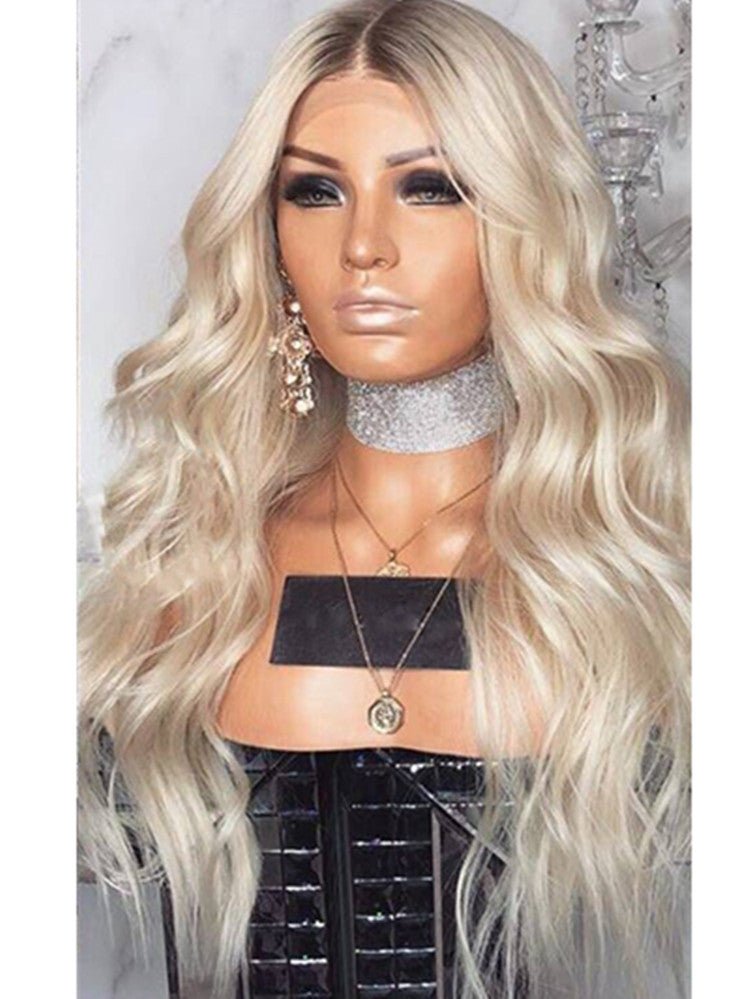 Blonde Long Curly Wigs - Divine Janisal Design