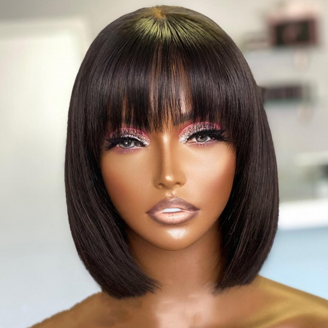 Bob Human Hair Lace Wig - Divine Janisal Design