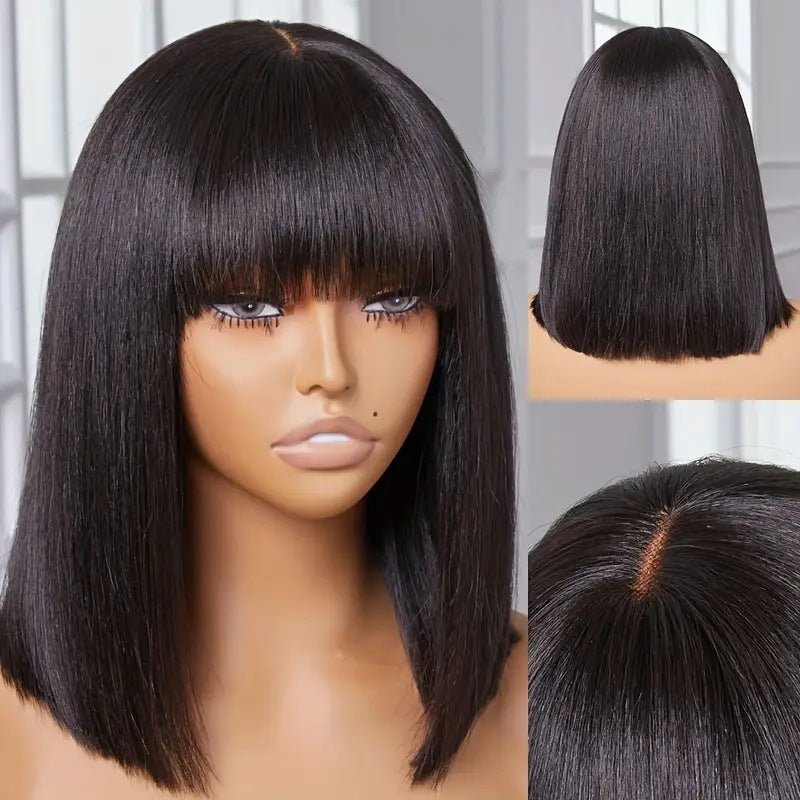 Bob Human Hair Lace Wig - Divine Janisal Design