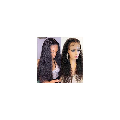 Brazilian Kinky Curly Lace Front Human Hair Wigs - Divine Janisal Design