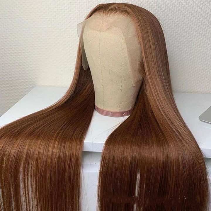 Brown Color Human Hair Wigs Human Hair Wig - Divine Janisal Design
