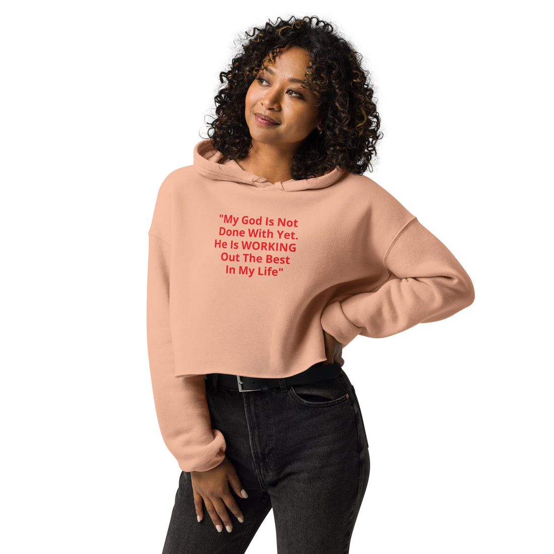 Crop Hoodie - Divine Janisal Design