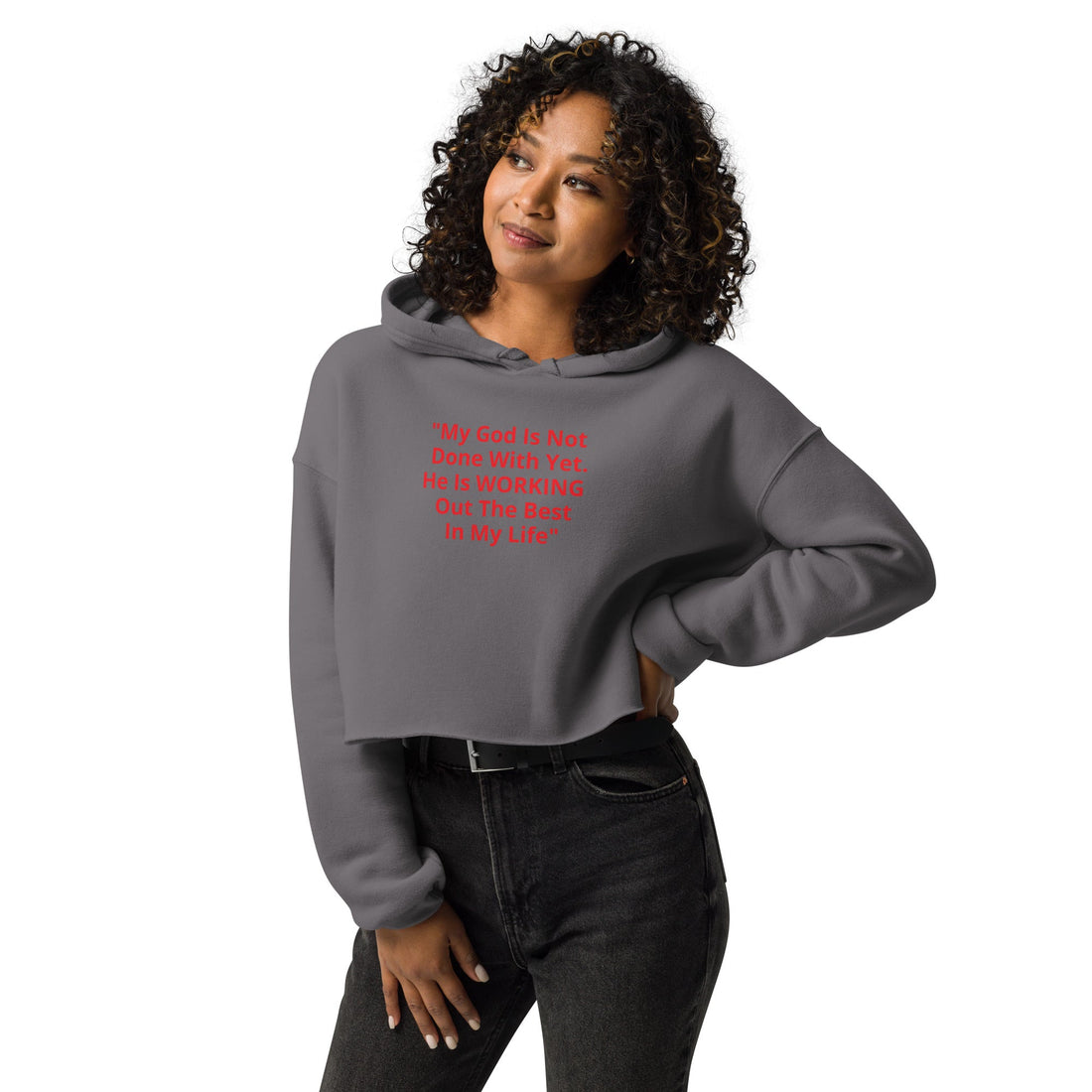Crop Hoodie - Divine Janisal Design