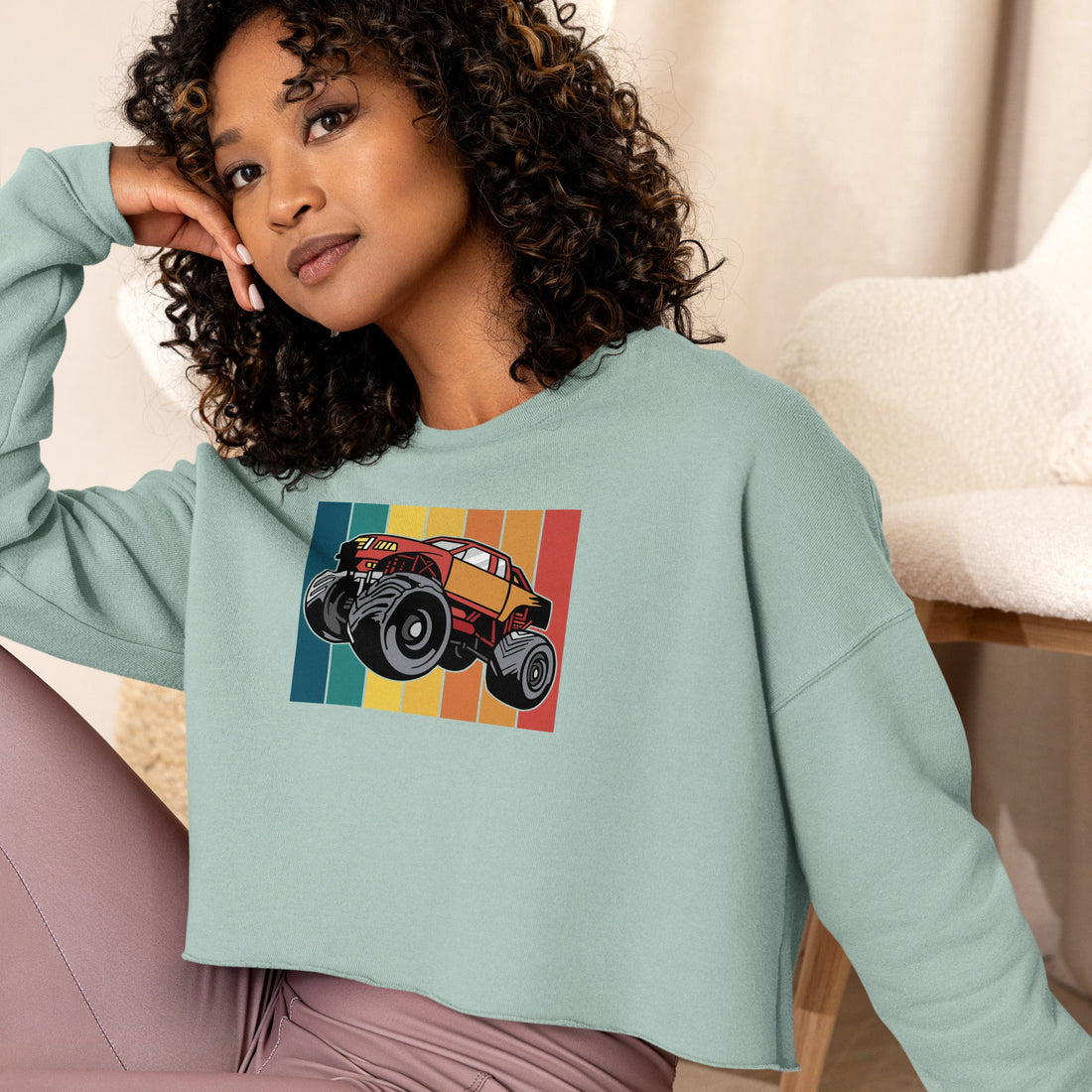 Crop Sweatshirt - Divine Janisal Design