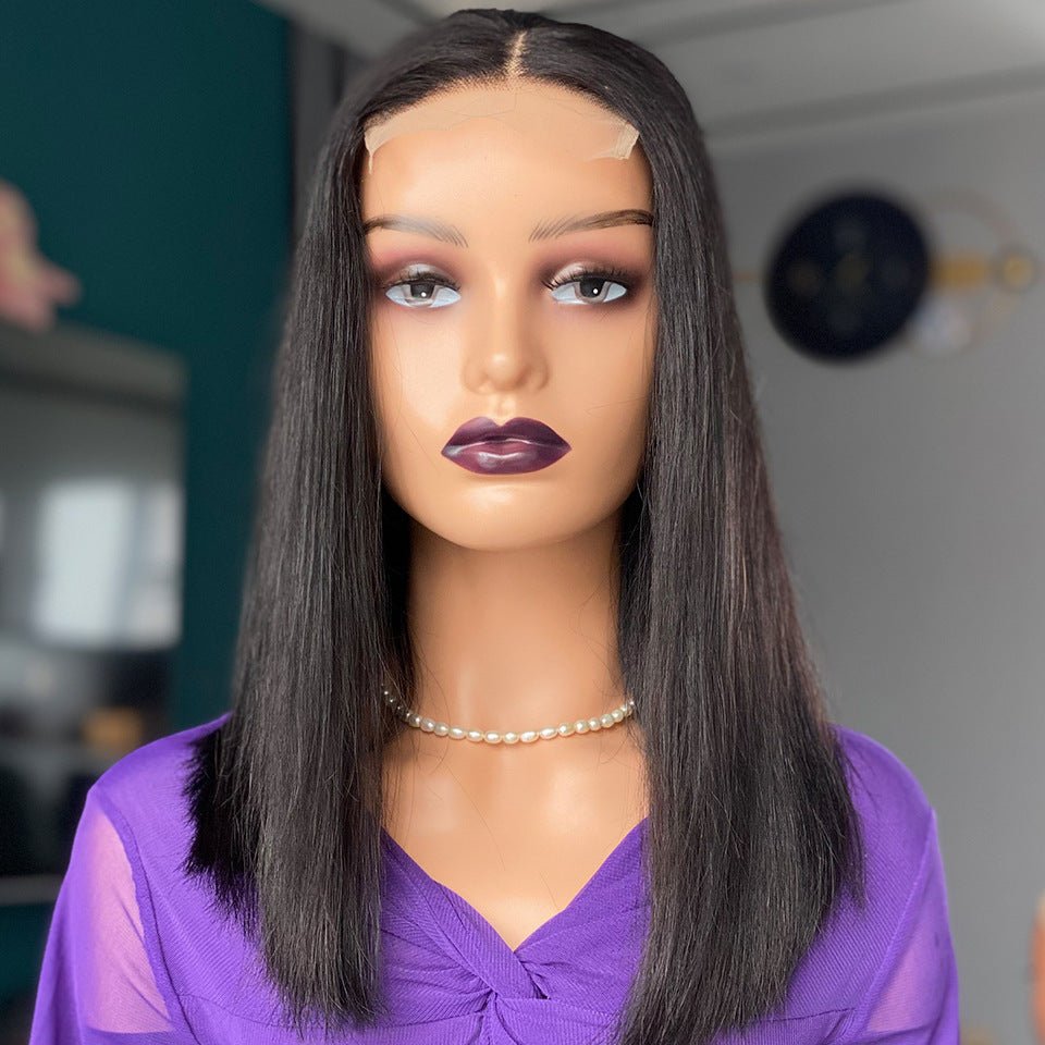 Double Drawn Bone Straight Human Hair Wigs - Divine Janisal Design