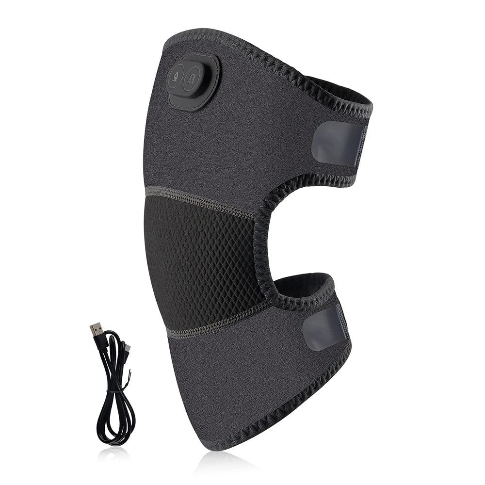 Electric Knee Massager Shoulder Elbow Massager 3 Modes Vibration Knee Massager Knee Relaxation Air Pressure Kneading Massage - Divinique