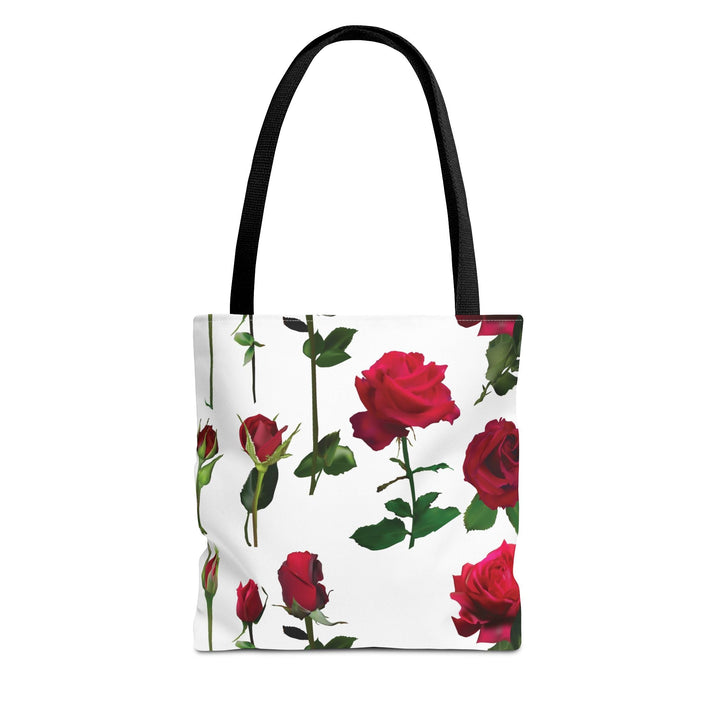 Elegant Floral Tote Bag, Rose Design, Reusable Shopping Bag, Perfect Gift for Gardeners, Mother's Day, Eco - Friendly - Divine Janisal Design