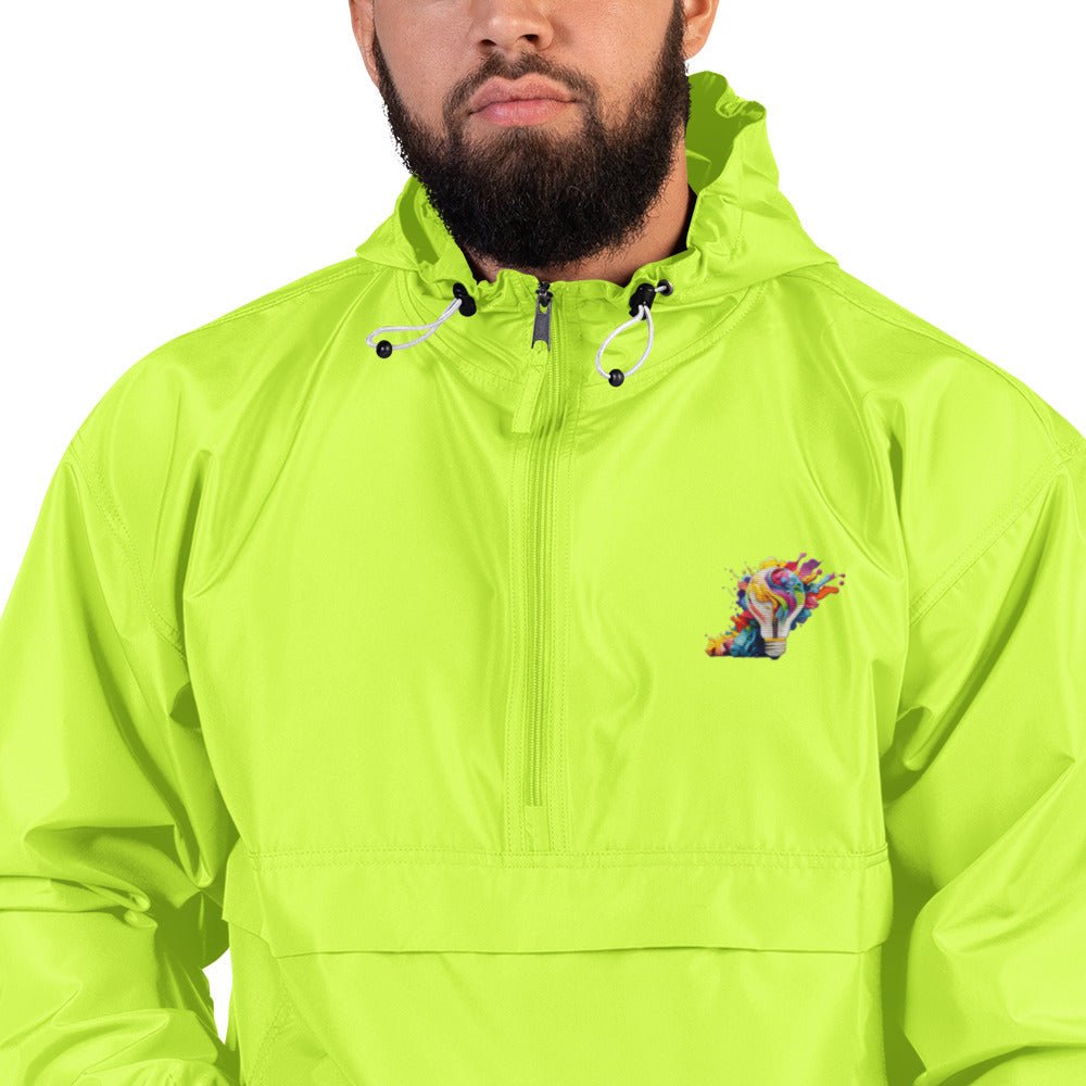 Embroidered Champion Packable Jacket - Divine Janisal Design