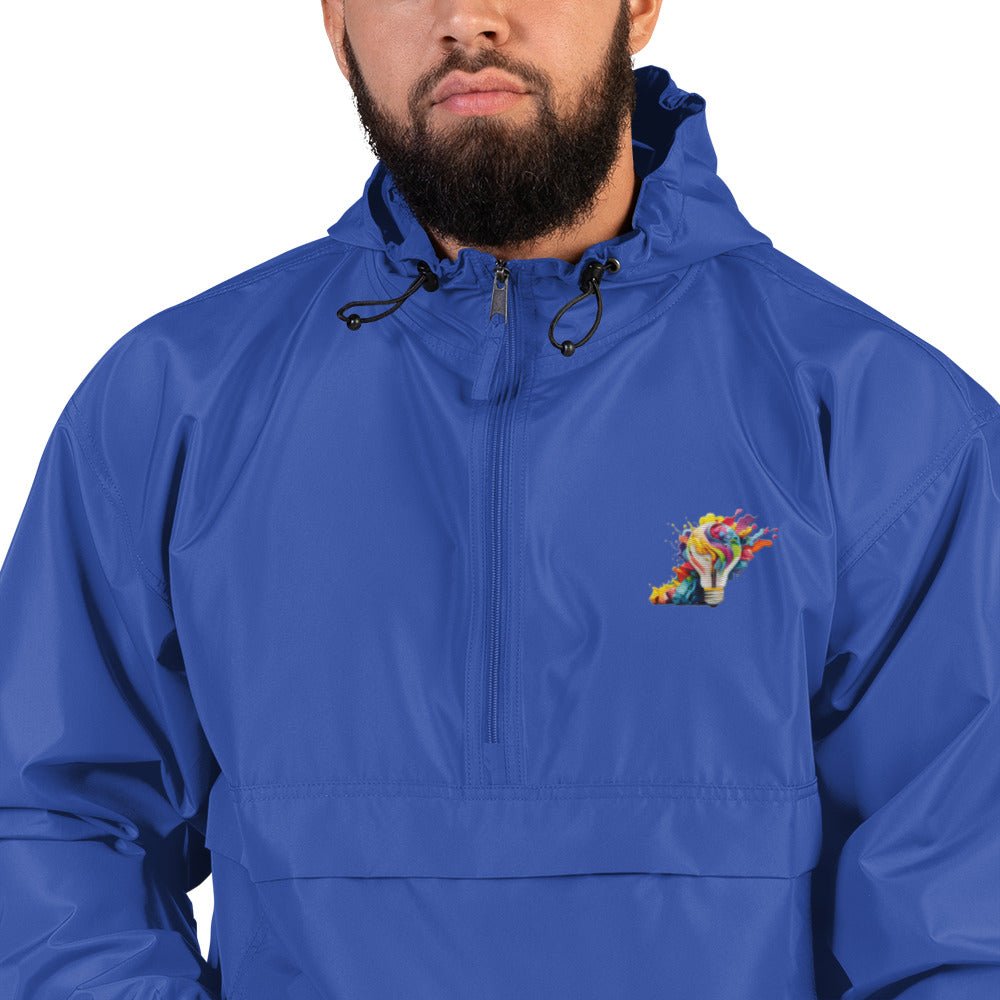 Embroidered Champion Packable Jacket - Divine Janisal Design