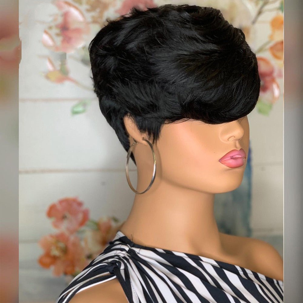 Fluffy Short Hair Wig - Divine Janisal Design