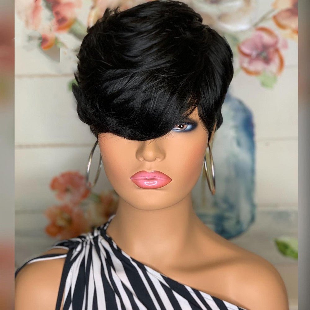 Fluffy Short Hair Wig - Divine Janisal Design