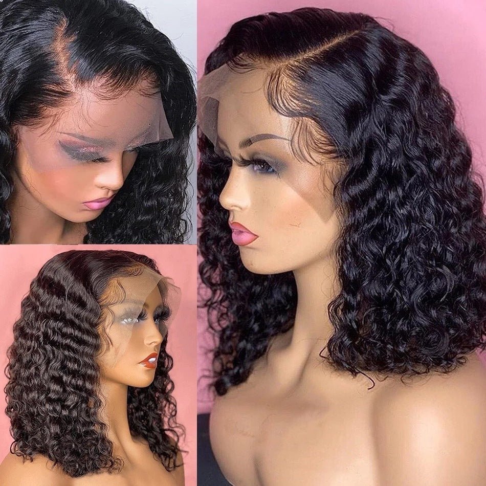 Front Lace Fluffy Curly Wig - Divine Janisal Design