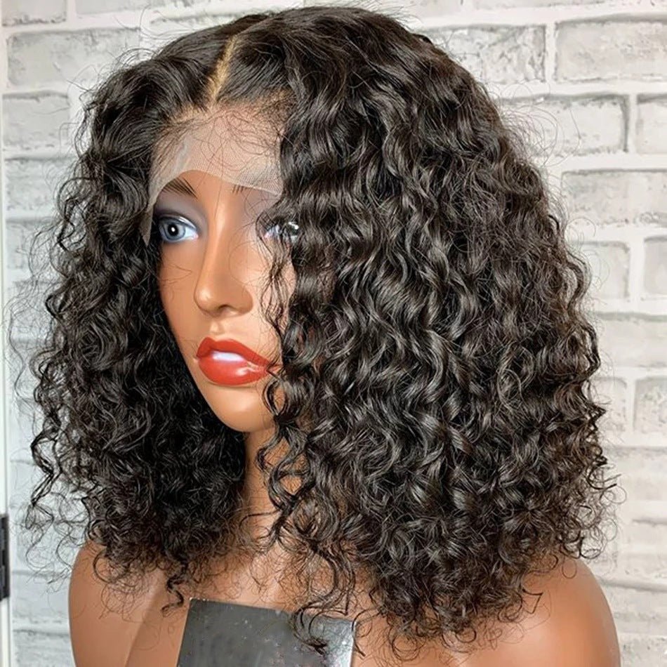 Front Lace Fluffy Curly Wig - Divine Janisal Design