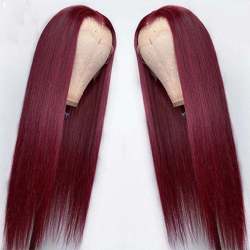 Full Headgear Long Straight Front Lace Wig - Divine Janisal Design